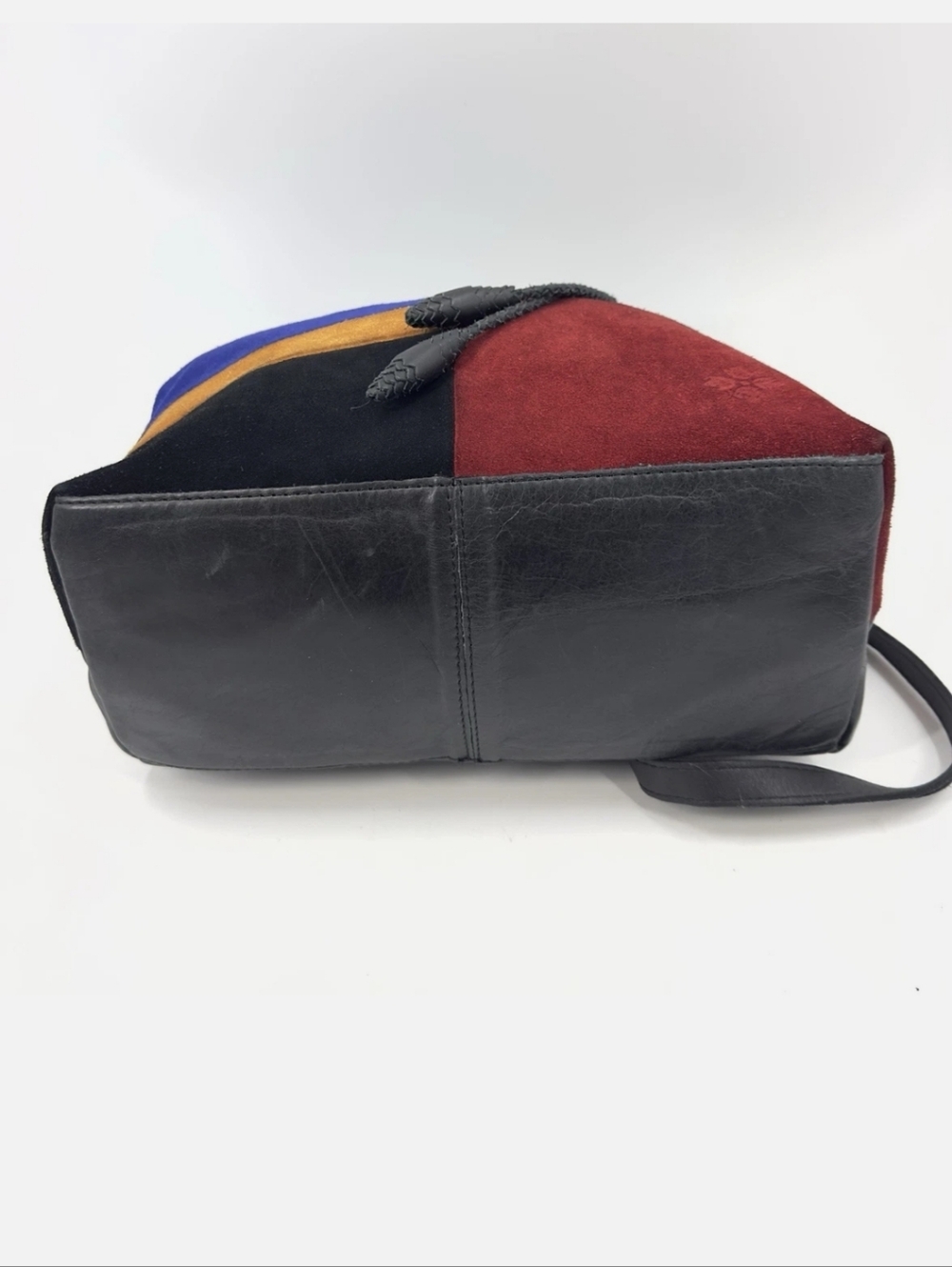 Patricia Nash Colorblock Suede Shoulder / Tote / Bag. EUC - Picture 7 of 11